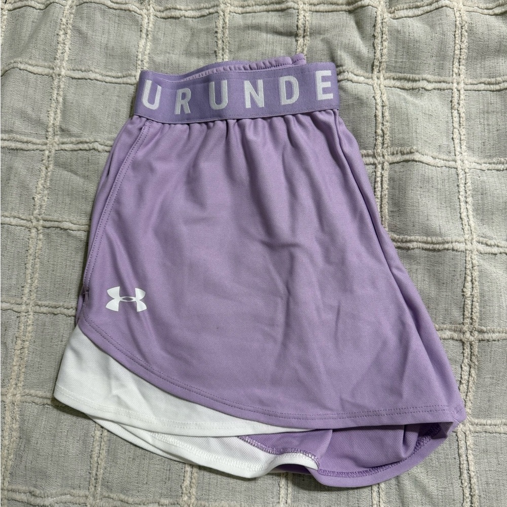 Under Armour Lavender and White Shorts